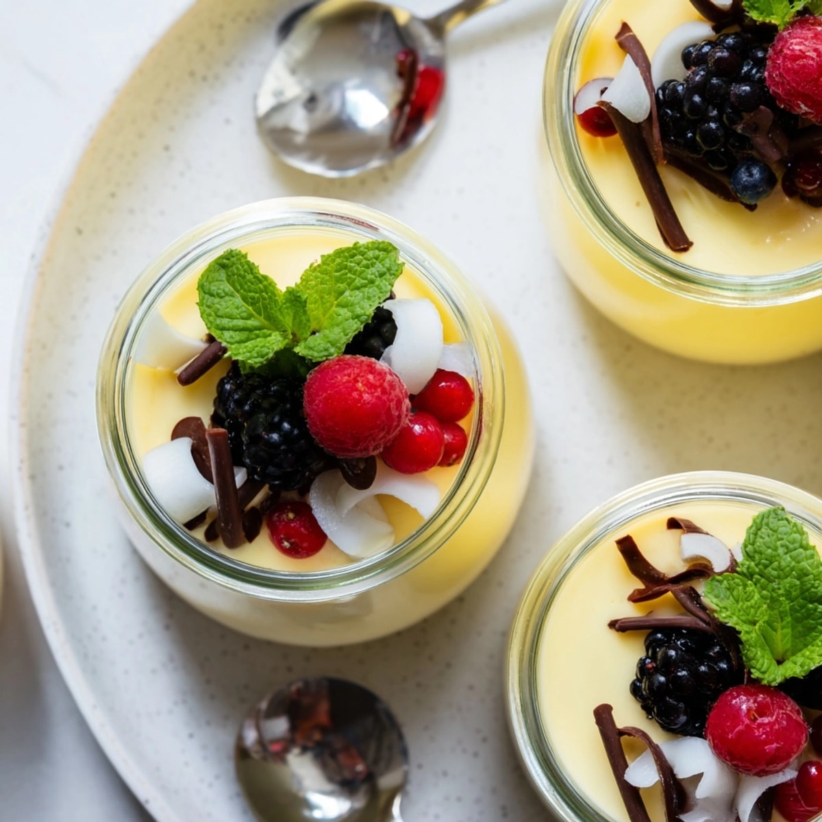 Luftig-leichte Bayrisch Creme Rezept: ein einfaches deutsches Puddingrezept, das sofort genossen werden kann.