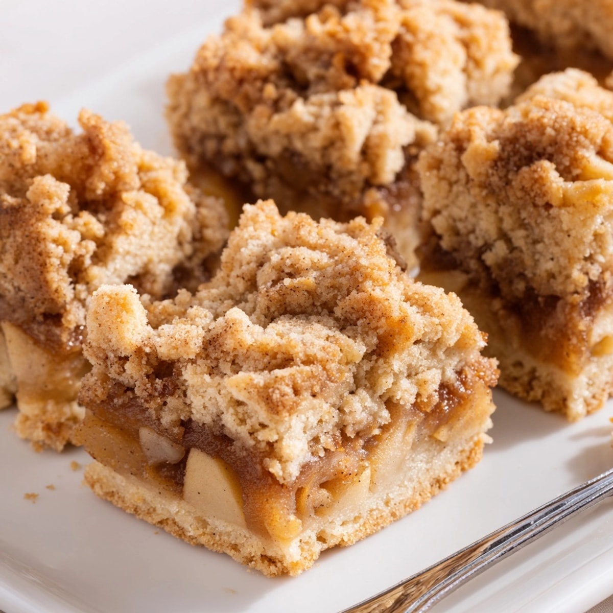 Genießen Sie warme Dutch Apple Pie Squares, ein einfaches Rezept mit knusprigem Streusel-Topping und süßen Äpfeln.