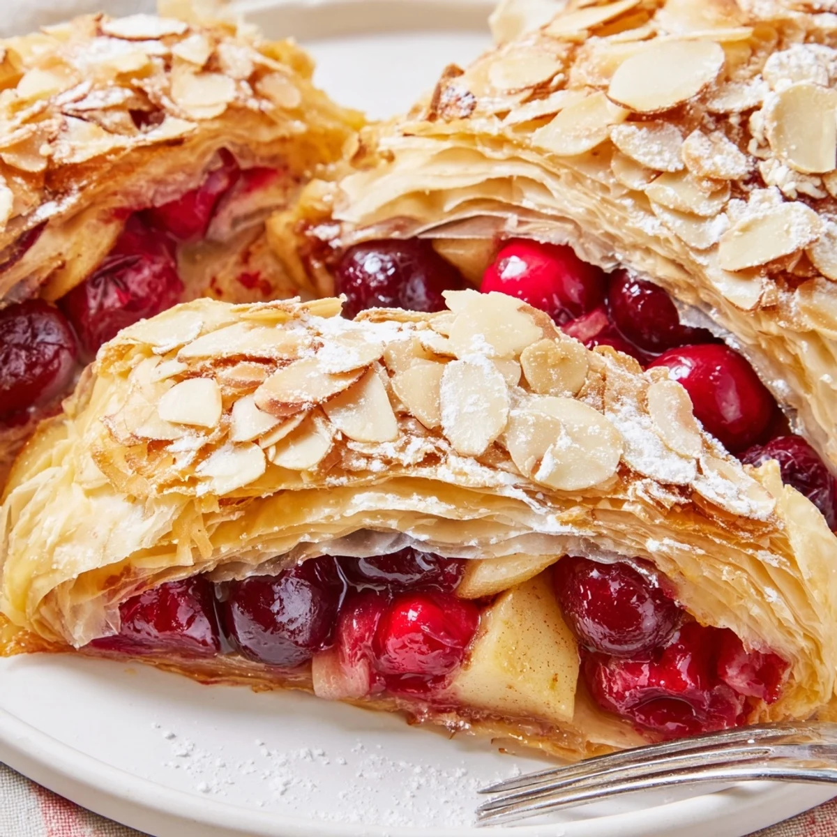 Cherry Martini Apple Strudel
