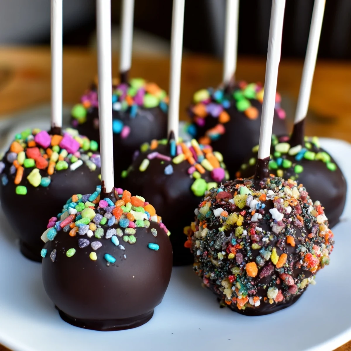 Marzipan Chaos Cake Pops