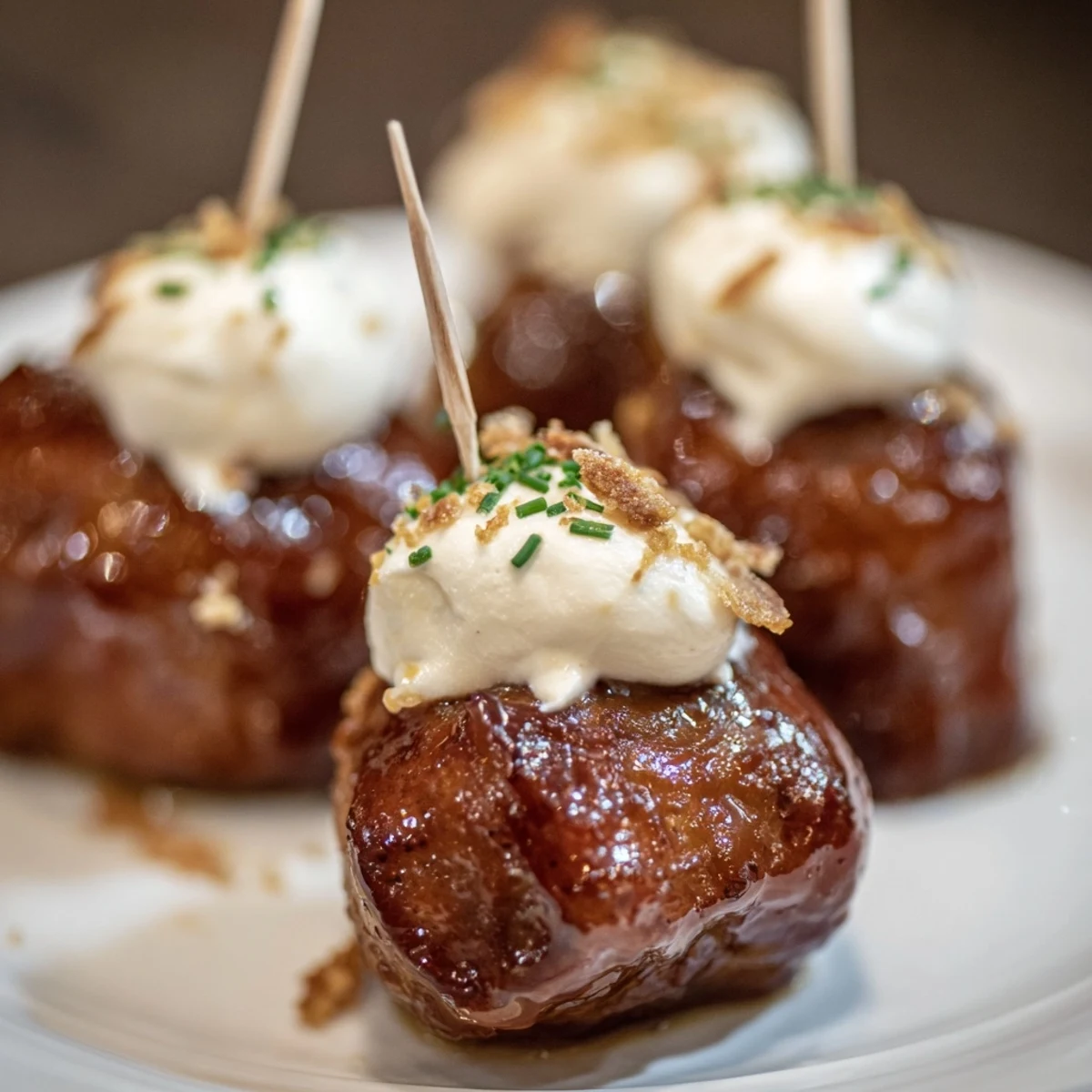 Butterbeer Float Brat Bites