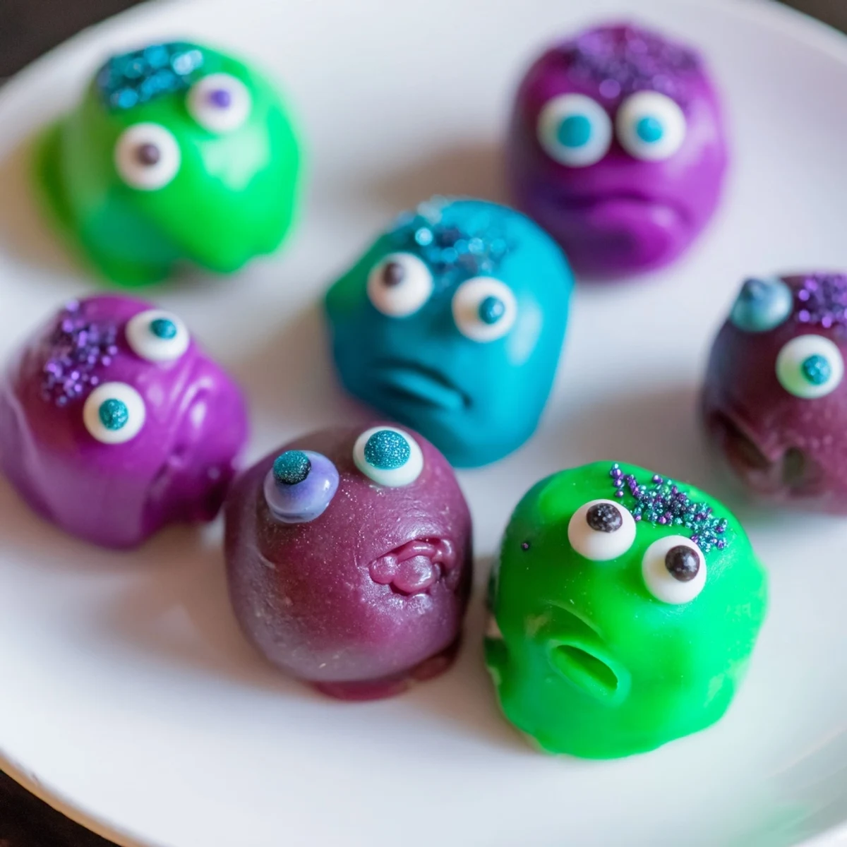 Marzipan Monster Cake Truffles