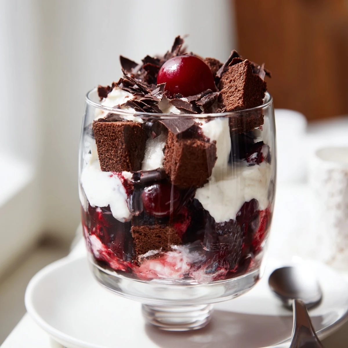 Ginger Soda Black Forest Trifle