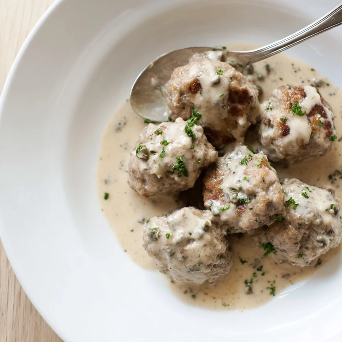 Berliner Meatballs Creamy Gravy