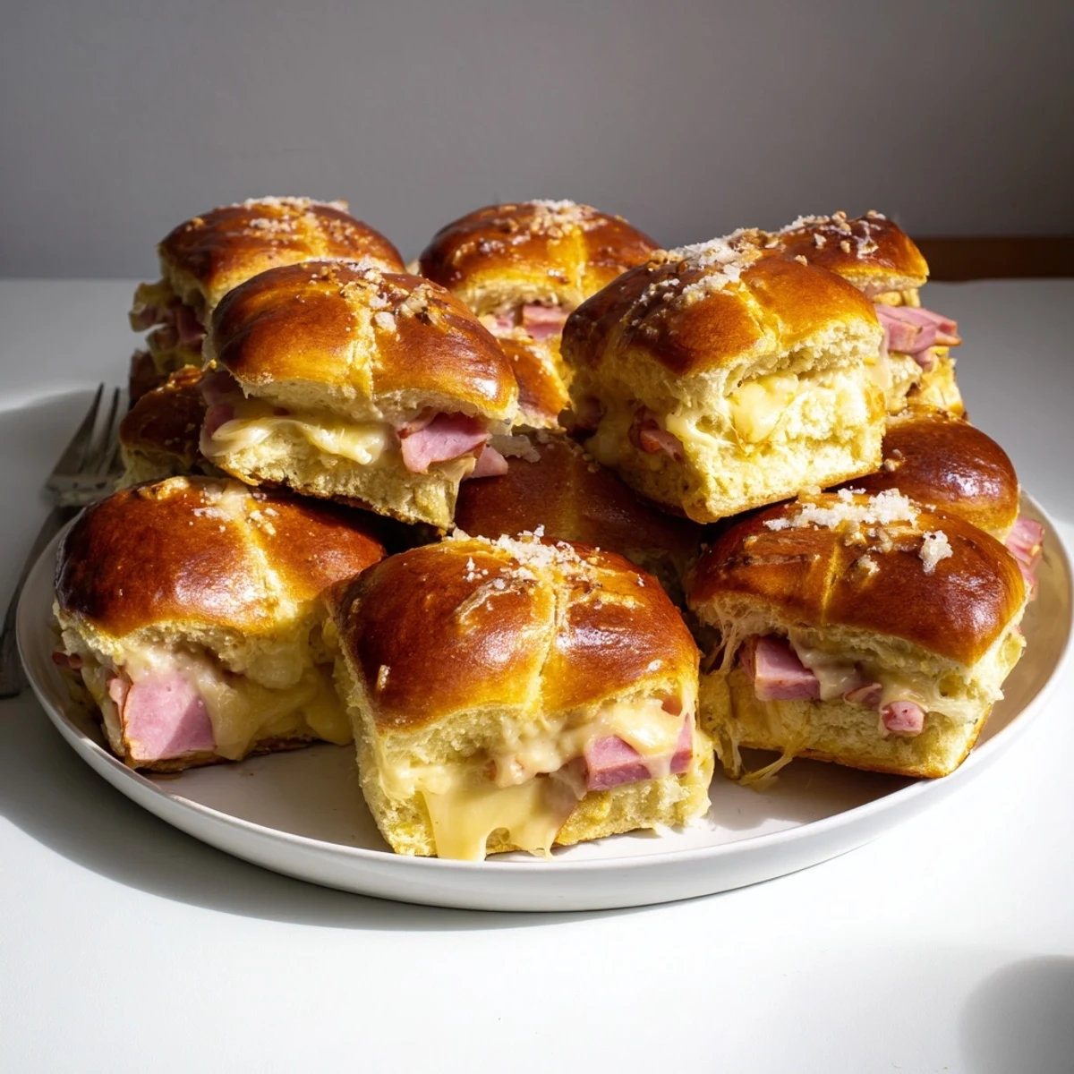 Schinken Käse Brezel Brötchen