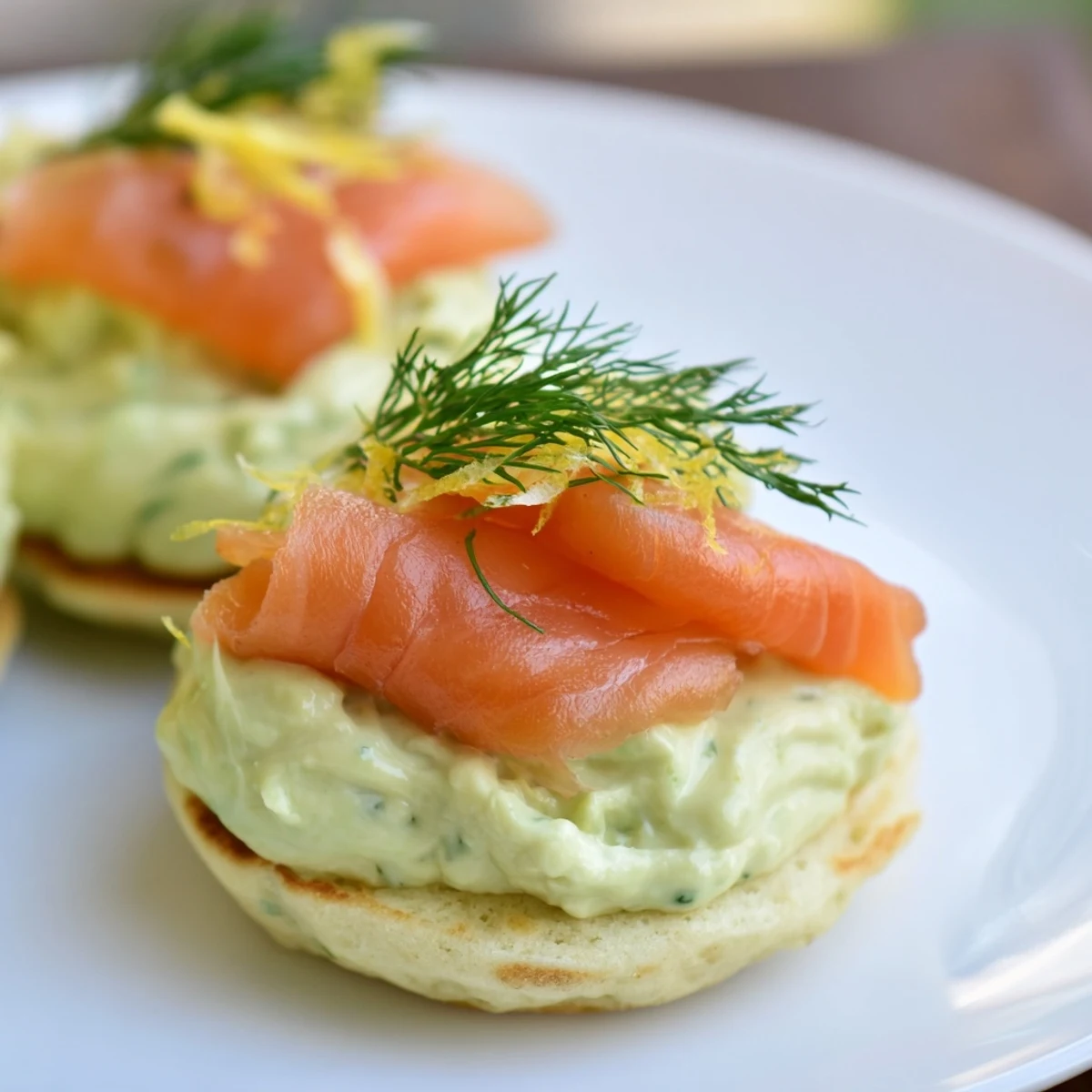 Quark Blinis mit Lachs