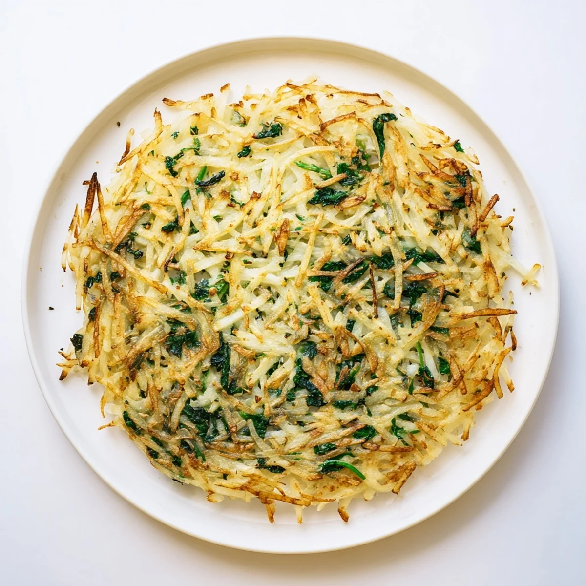 Kartoffel Spinat Rösti leicht