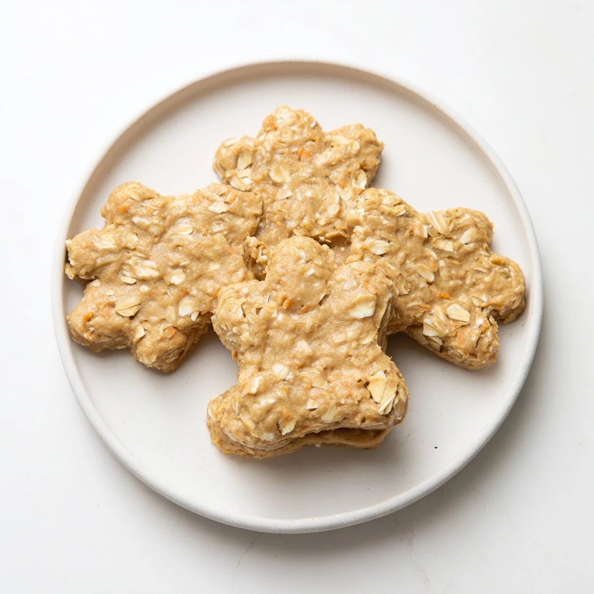 Homemade Friendly Dog Paw Treats, ready to bake, are a healthy and delicious snack for your pup.