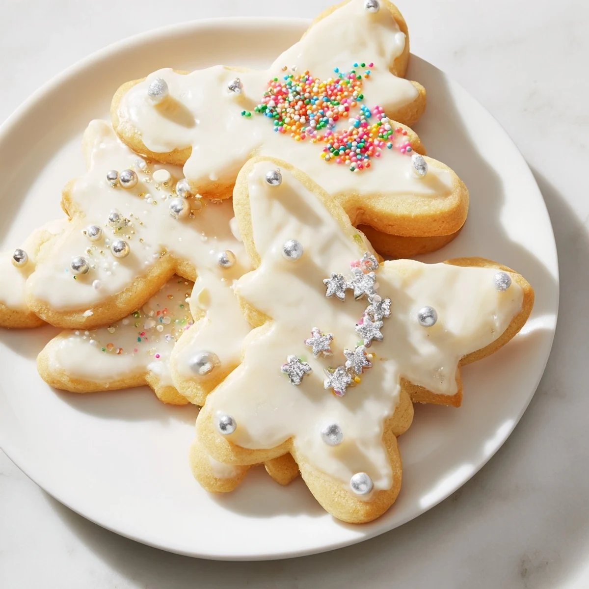 Buttery Biscuits Anges de Noël, angels shaped cookies, perfect for Christmas gifting and holiday treats.