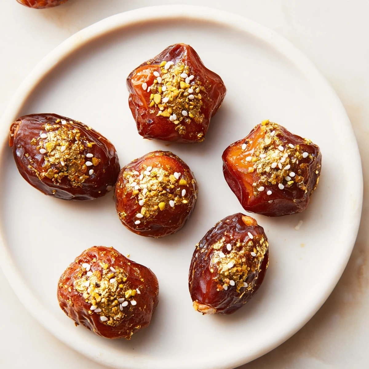 A beautifully presented Lunar and Star Date Platter, showcasing festive date moons and stars ready to serve.