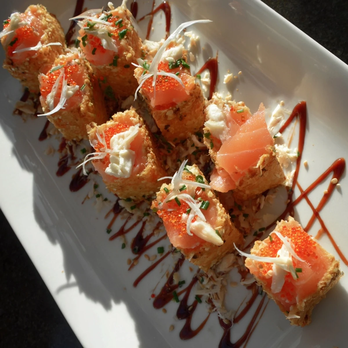 Cremiger Lachs Sushi Auflauf #961