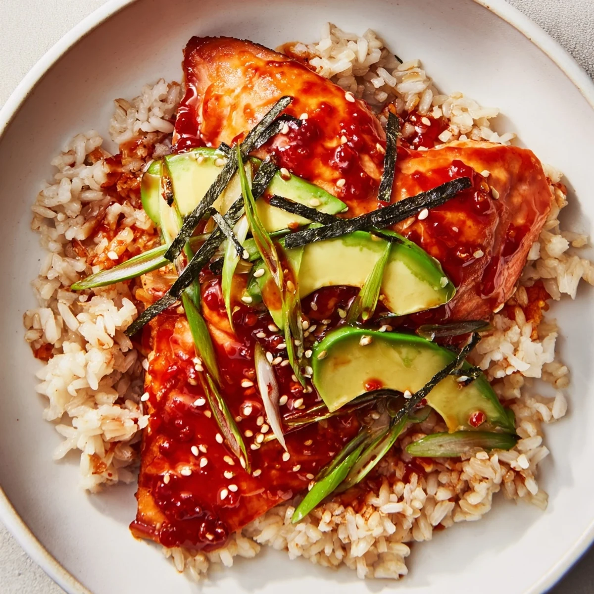 Sticky Orange Gochujang Lachs #1009