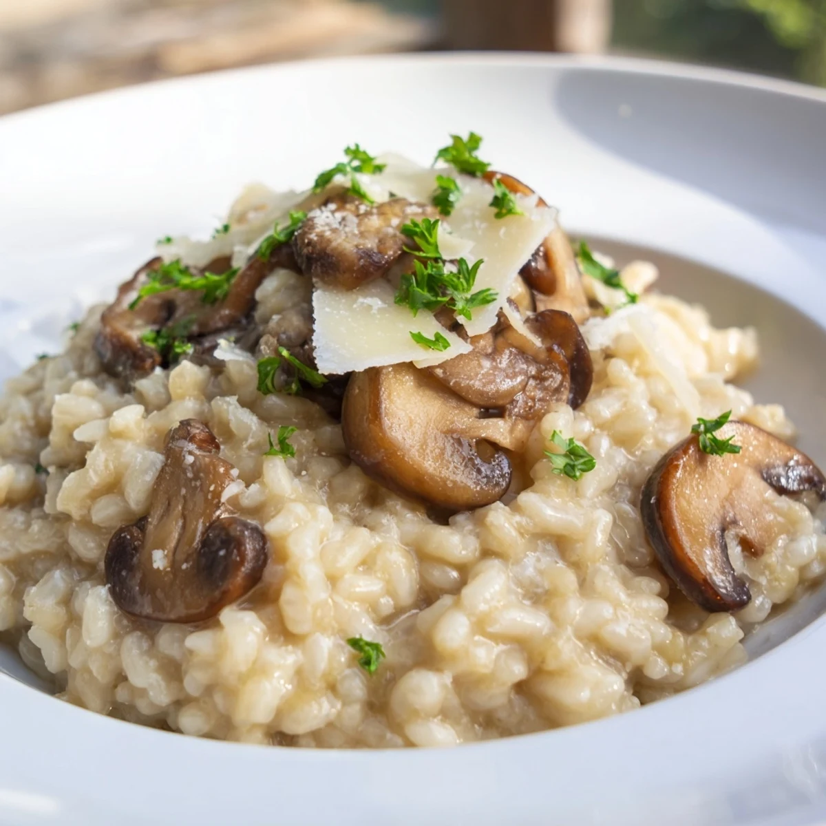 Risotto mit Pilzen