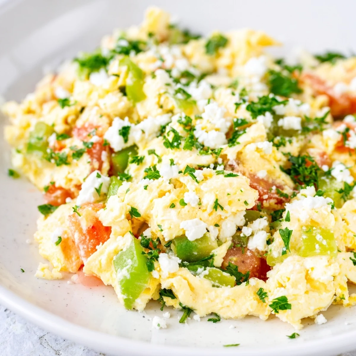 Türkisches Menemen mit Eiern