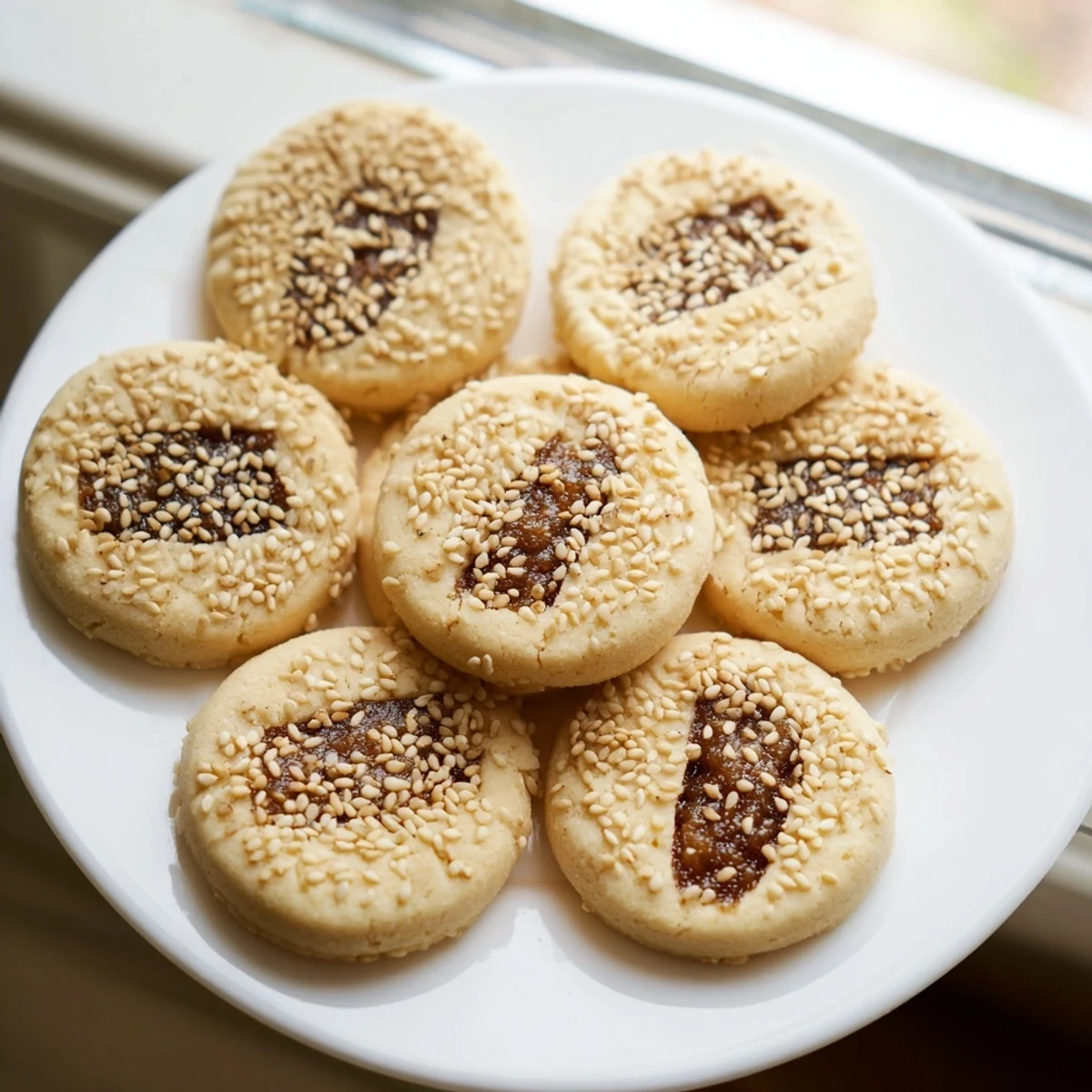 Palästinische Kahk mit Datteln