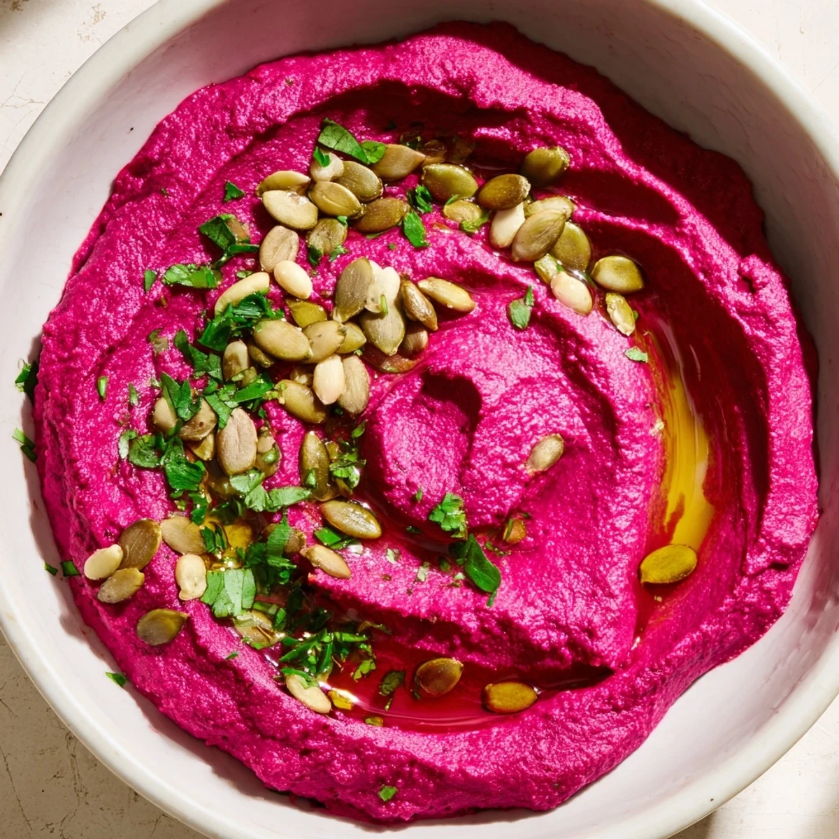 Rote Bete Cremiger Hummus
