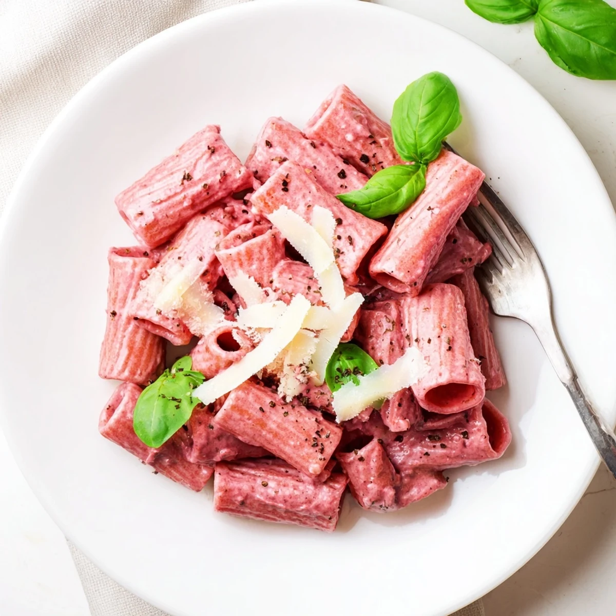 Pink Pasta Rote Sahne