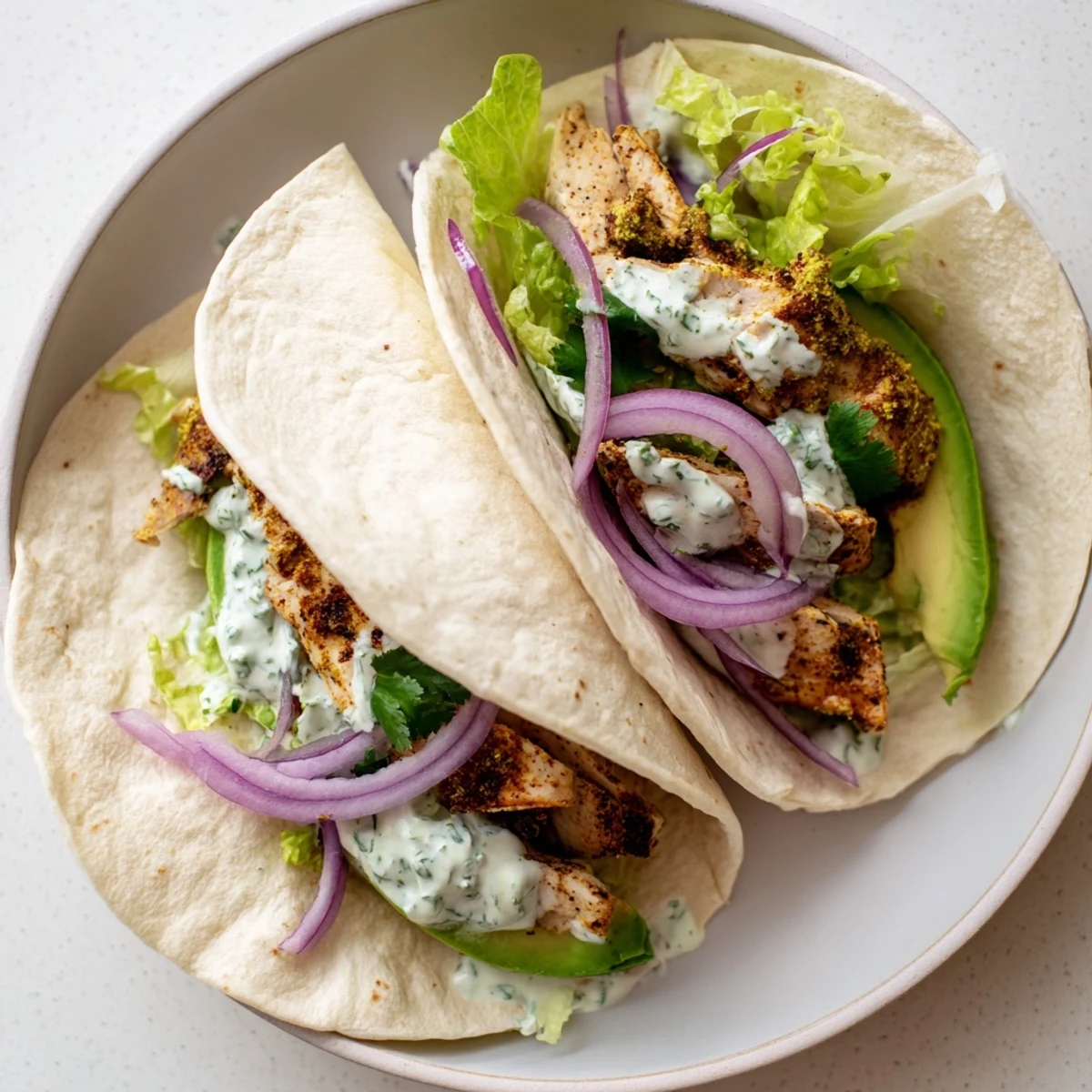 Smoky chipotle chicken wrap, bursting with flavor, awaits in a delicious layered tortilla.