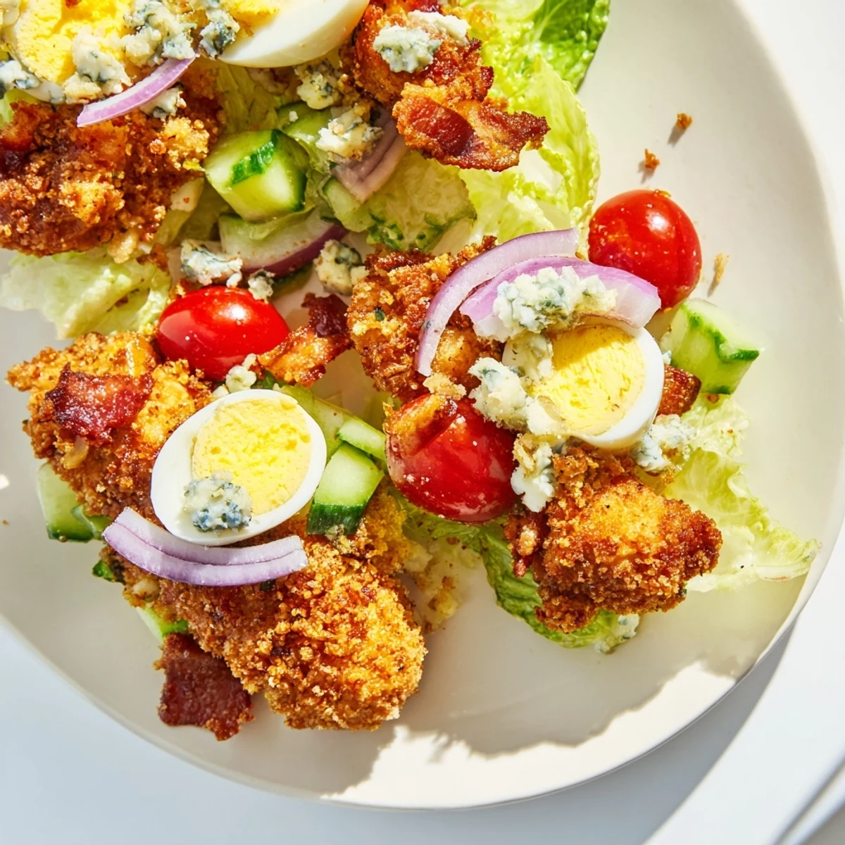 Knuspriges Huhn Cobb Salat