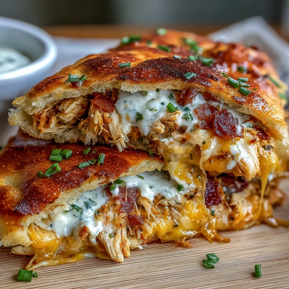 Frisch gegrillte Naan Brote gefüllt mit saftigem Ranch-Hähnchen, zerlaufener Cheddar-Käse und duftenden Gewürzen.