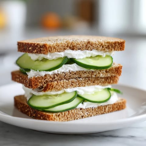 Ein Sandwich aus Lichtem Roggenbrot mit Zucchini und Sahne.