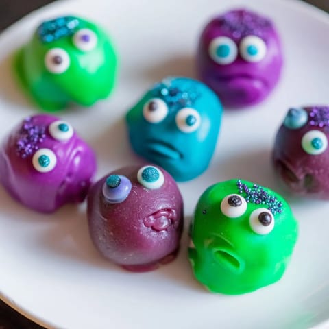 Marzipan Monster Cake Truffles