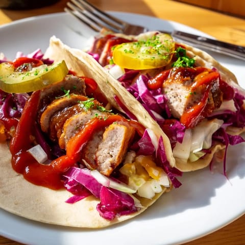 Berlin Currywurst Tacos Fusion