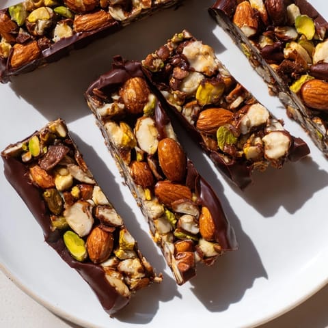 Nutty Nougat Snack Bars