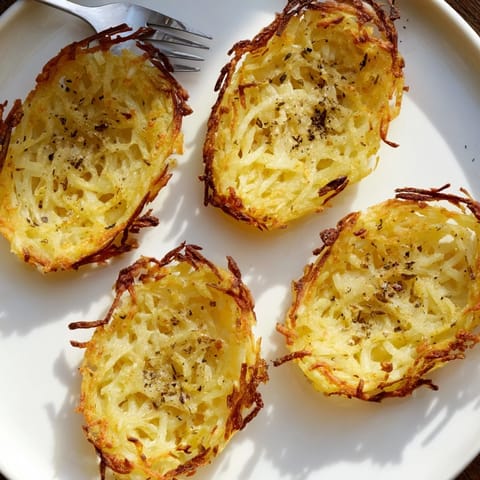 Knusprige Kartoffel Rösti Boote