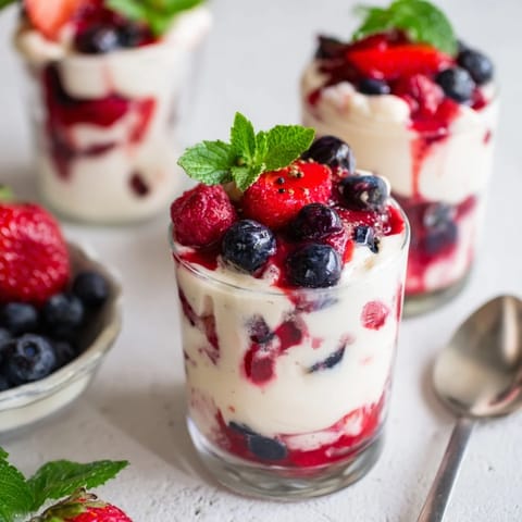 Beeren Bayerisch Joghurt Mousse #618