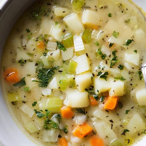 Deutsche Kartoffelsuppe herzhaft