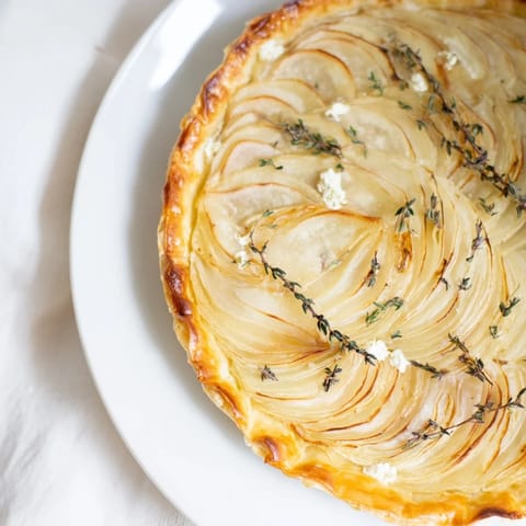 Tarte Fine mit Zwiebeln