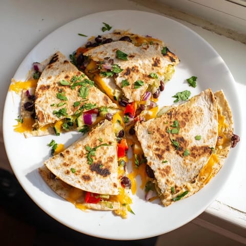 Vegetarische Quesadillas mit Käse