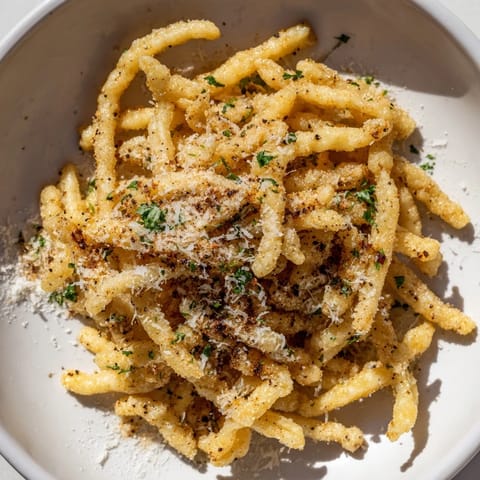 Knusprige Spätzle mit Butter