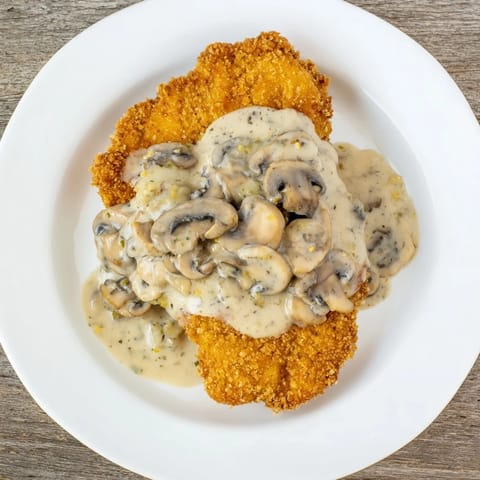 Jäger Schnitzel mit Pilzsoße