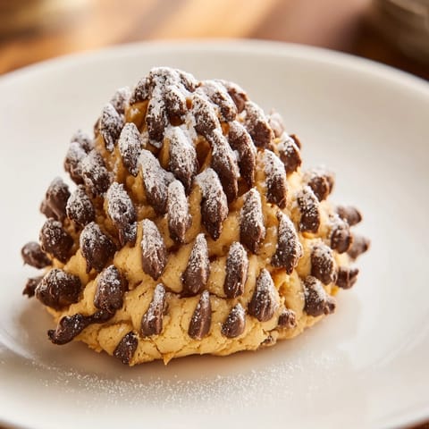 Pinecone Erdnussbutter Kekse