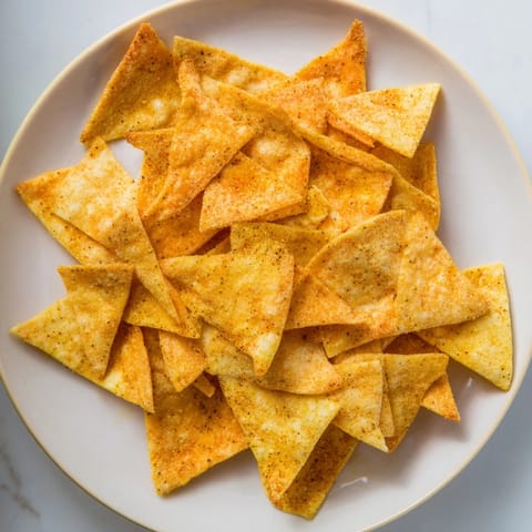 Crispy luftfritte tortilla chips