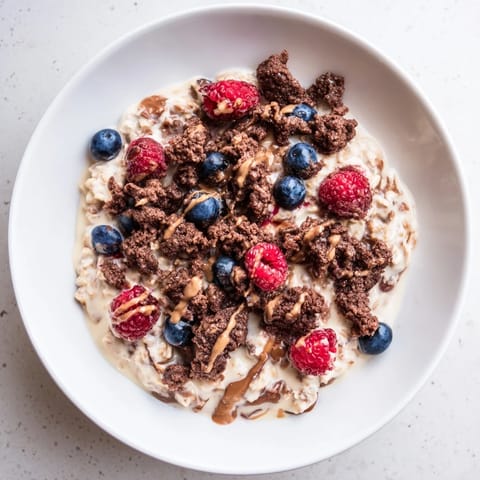 Overnight Oats mit Espresso