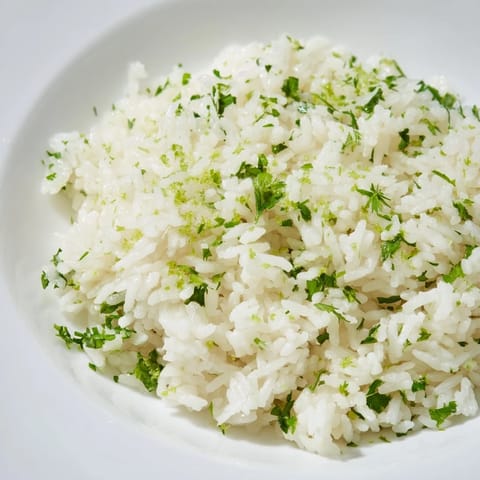 Koriander Limetten Reis