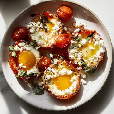 Tomaten Feta Backofen Eier