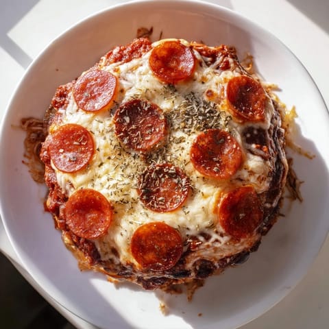 Meat Pizza Pepperoni Stack