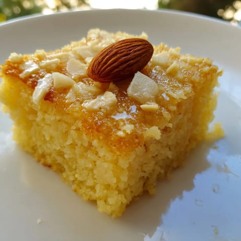 Basbousa mit Kokosnuss