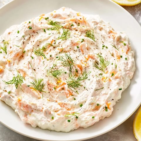 Geräucherter Lachs cremig dip