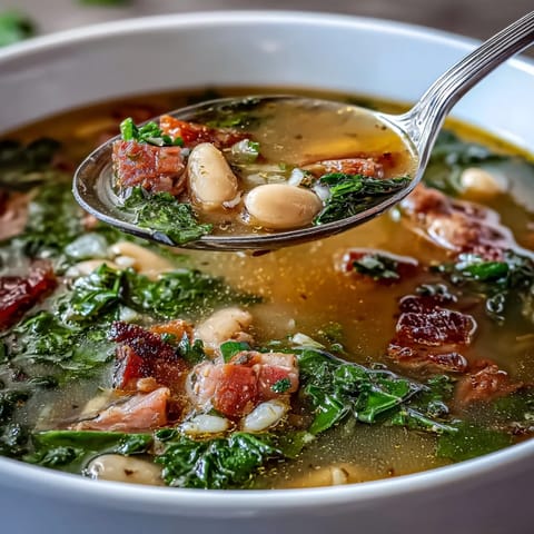 Schinken, Grünkohl, weiße Bohnen #1379