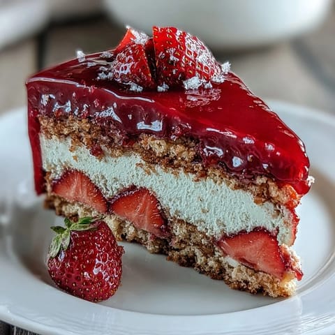 Valentinstag Erdbeer Mousse Torte