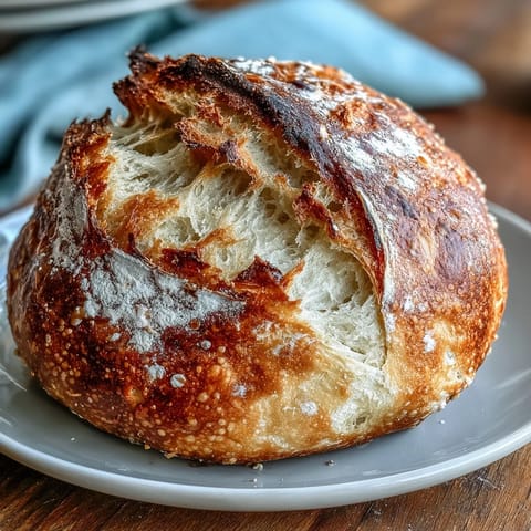 Ein handgemachter Sauerteig-Pizzateig mit goldener Kruste und knusprigen Rändern.
