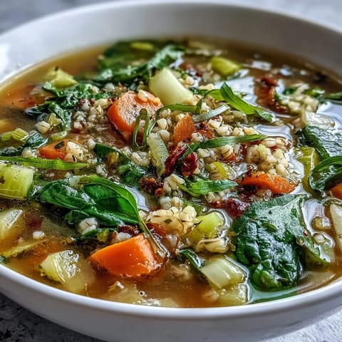 Herzhafte Winter-Suppe Gemüse