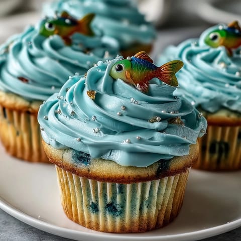 Zodiac Pisces Vanille Cupcakes