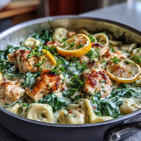 One-Pot Zitron Orzo Huhn