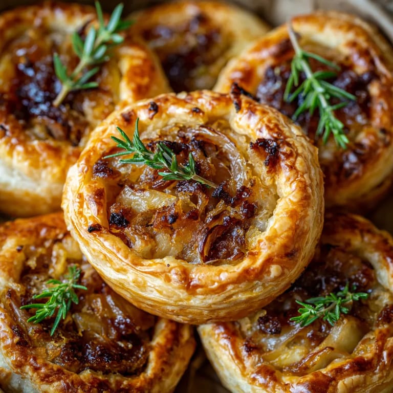 Ein paar kleine Gänse-Pastetchen mit Sauerkraut-Apfel-Füllung.